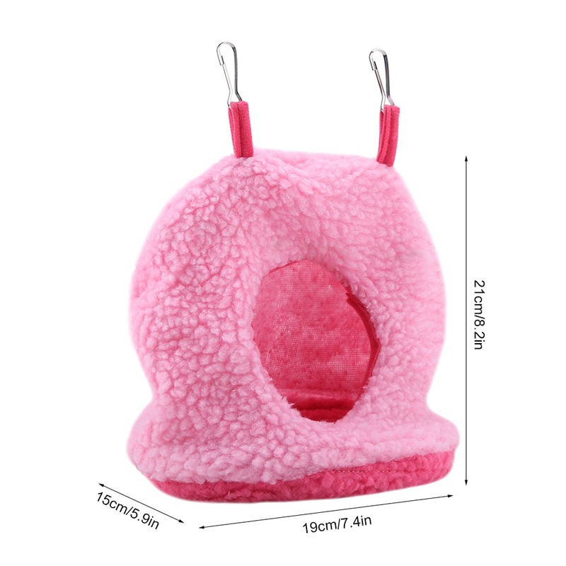 Parrot Nest Berber Fleece Warm Plush Hammock Hanging Swing Bed