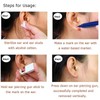 Hermosa 4 Pcs Ear Piercing Kit, Safety Piercing Gun Tool,