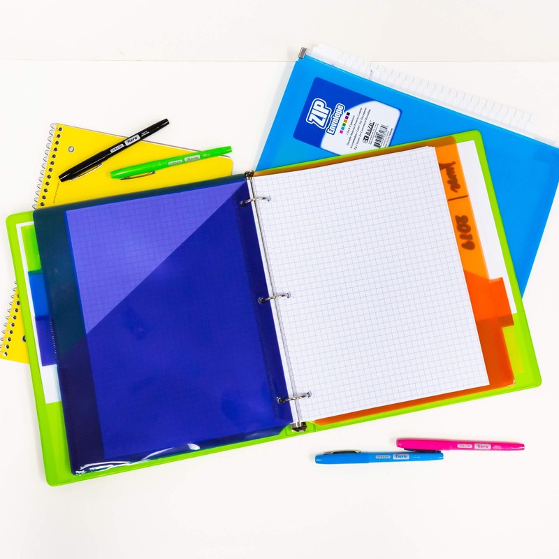 BAZIC 100 Ct. 4-1" Quad-Ruled Filler Paper