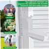 CAXUSD Rainwater Collection Diverter for Downspouts Durable Water Reuse System