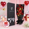 Rosas Bañadas En Oro 24 Quilates,regalo Día De San Valentín