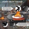 Hupsjer Fire Pit Surround Tabletop for Solo Stove Bonfire Ranger