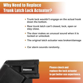 MACHSWON Car Rear Liftgate Lock Actuator Trunk Latch 64600-AC030 Door latch Assembly for Toyota Avalon 2005-2012 Engine Tailgate Door Latch Lock Actuator Motor Car Door Unlocking Kit