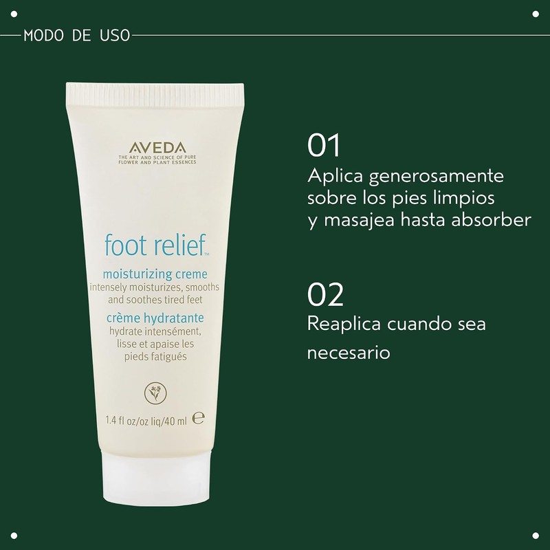 Aveda Foot Relief Mouisturizing Crema para Pies Hidrata en profundidad