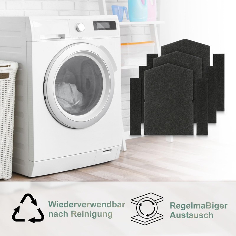 3 Pack Foam Filter Replacement for Miele Heat Pump Dryer