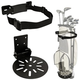 BiJun Golf Bag Storage Rack, Wall Mount Golf Bag Holder Garage Organizer