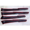 Carbon Fiber Pattern Inner Door Panel Cover Trim Fit for