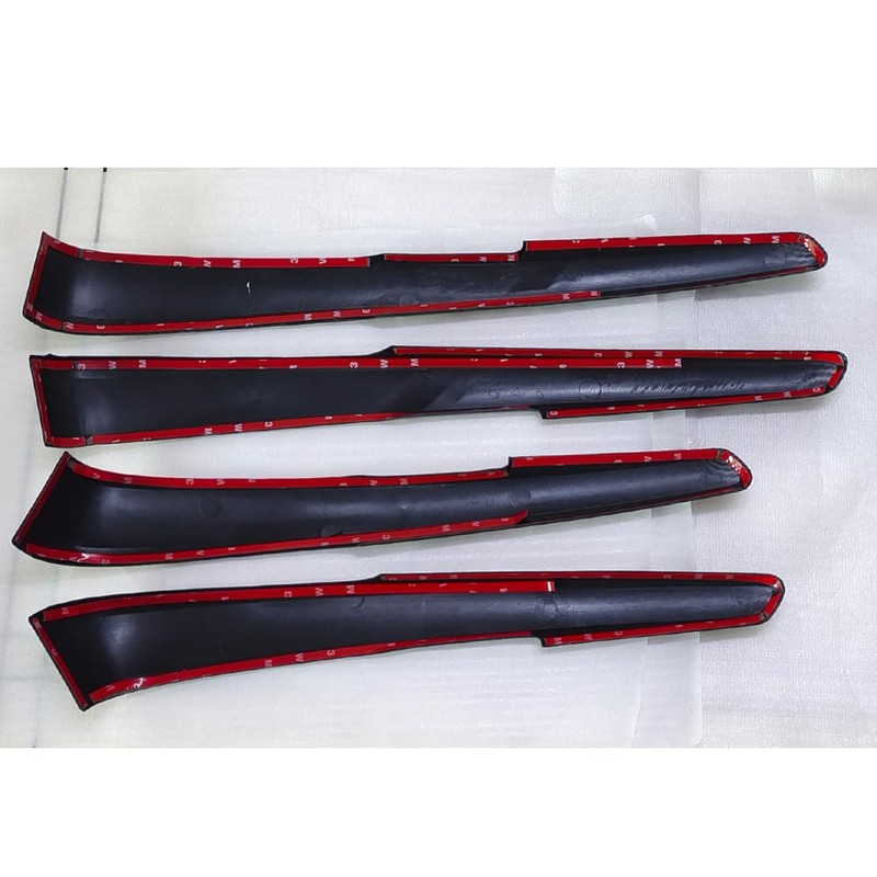 Carbon Fiber Pattern Inner Door Panel Cover Trim Fit for