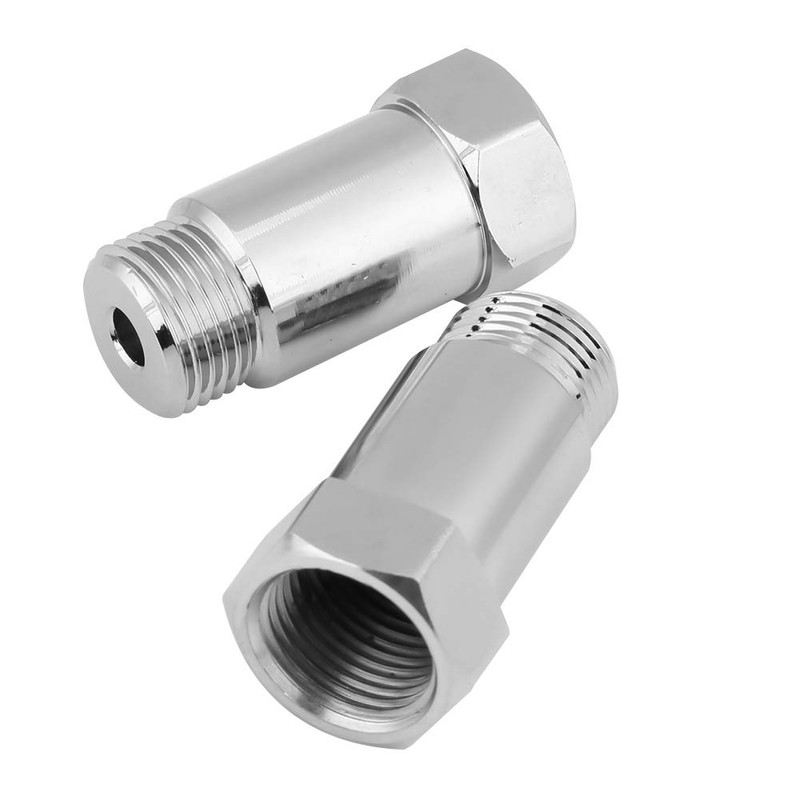 Haosie 2PCS 45mm M18x1.5 Sensor Spacer, Universal O2 Sensor Fouler