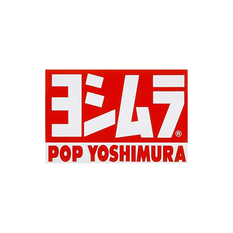 Yoshimura POP YOSHIMURA Sticker Set 3.3 x 2.2 inches (8.5