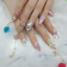 ❗Limited❗ Mimi Handmade Nail Tips✨ - Short Round / ❗한정❗ 미미 수제네일팁✨ - 숏라운드