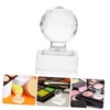 FOMIYES Quick Accurate Eyeshadow Pressing Tool Translucent Palette Stamper for