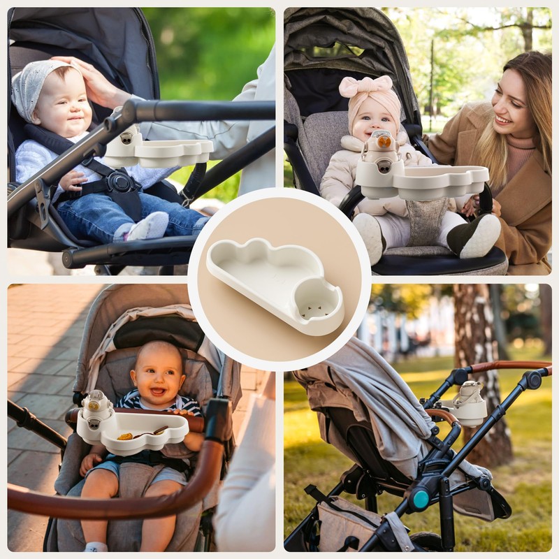 Li & Zhao Universal Stroller Snack Tray Attachment - Universal