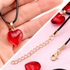 Omlisca Valentines Day Gifts 12 Pack Red Heart Shaped Pendant