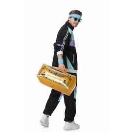 Pomzio 80s Outfit, Men's 90s Tracksuit Costume, 80s Sports Outfit, Men's Fancy Dress, Jogging Suit, Retro Suit, Men's 80s Newkids Costume, Carnival Party Costumes Men