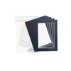 The Display Guys 5x7 Pack of 25 Textured Dignity Blue