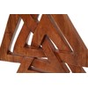 Windalf Valknut Handmade Wall Decoration 24 cm Viking Wotans Knot