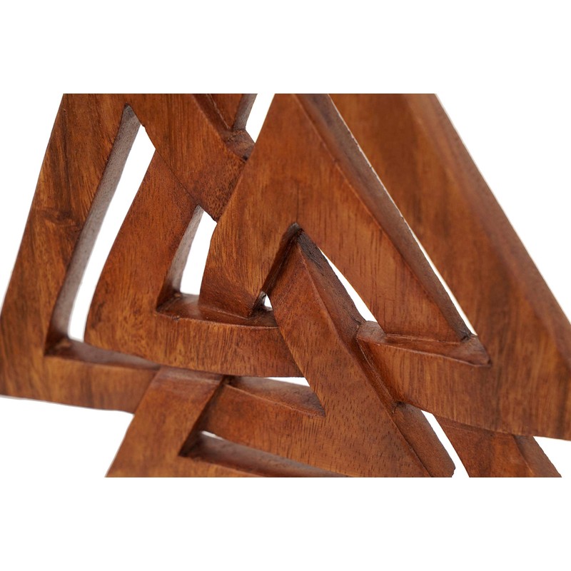 Windalf Valknut Handmade Wall Decoration 24 cm Viking Wotans Knot