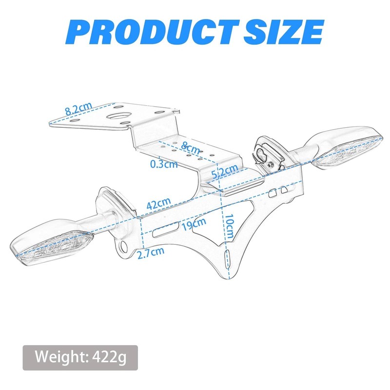 Z900 Fender Eliminator Kit Compatible with 2023-2025 Z-900 & Z900SE
