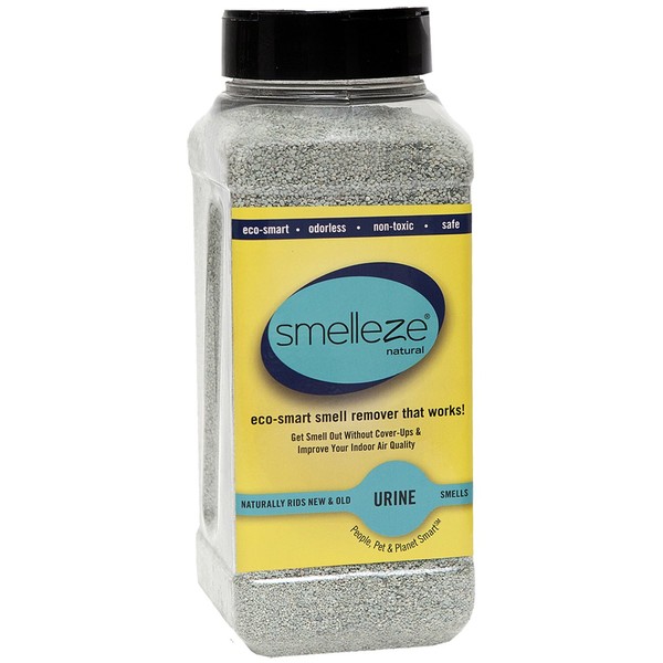 SMELLEZE Natural Urine Smell Removal Deodorizer: 2 lb. Granules Stops