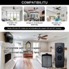 Humpptom Ceiling Fan Remote Control Kit, Small Size Receiver Ceiling