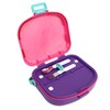 Bento Lunch Box ABS Separate Compartments with Buckle Handle Leakage
