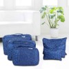 6pcs Waterproof Travel Clothes Storage Bags Luggage Organizer Travel Packing