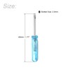 sourcing map Mini Slotted Screwdriver, 2.0 mm Flat Head, 45