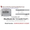 UESWILL Compatible with MacBook Air 13 inch M5 M4 M3