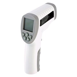 CLOC Non-Contact Infrared Thermometer SK-T008 - Both for Body and Object - Test Celsius & Fahrenheit - Battery Included - White.