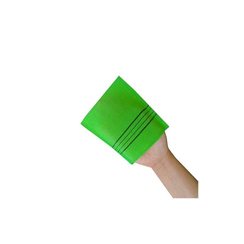 The Original Korean Exfoliating Mitt Body Scrub 4pcs (Green2 Red2)
