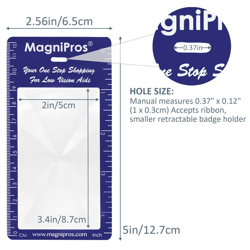 MAGDEPO 3X Full Page Magnifying Sheet Plastic Fresnel Lens with