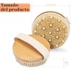 2pcs Cepillo Corporal para Masaje, Exfoliante de Baño de Cerdas,
