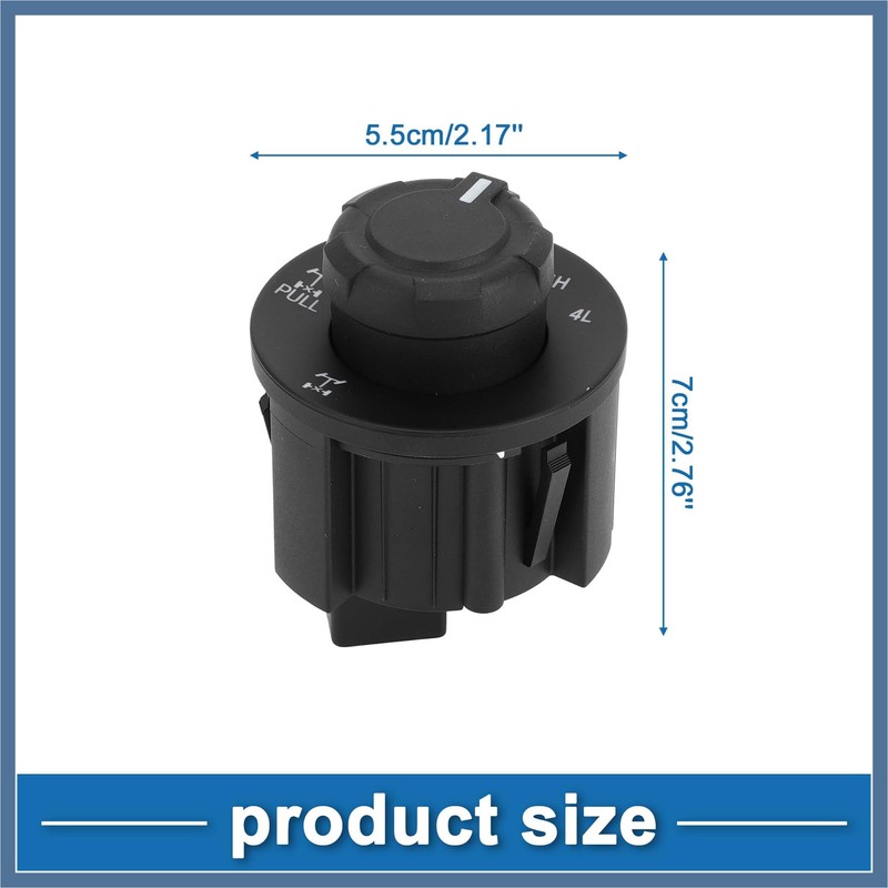 SWITCHRISE Car 4x4 4WD E-Locker Control Switch Knob No.AL3Z-14B166-BA/CL3Z-14B166-EA E-Locker