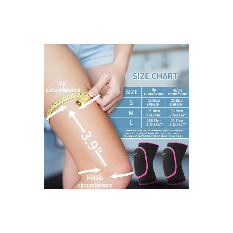 ONTYZZ Kids Knee Pads with Thicken Sponge Padding Breathable Stretchy