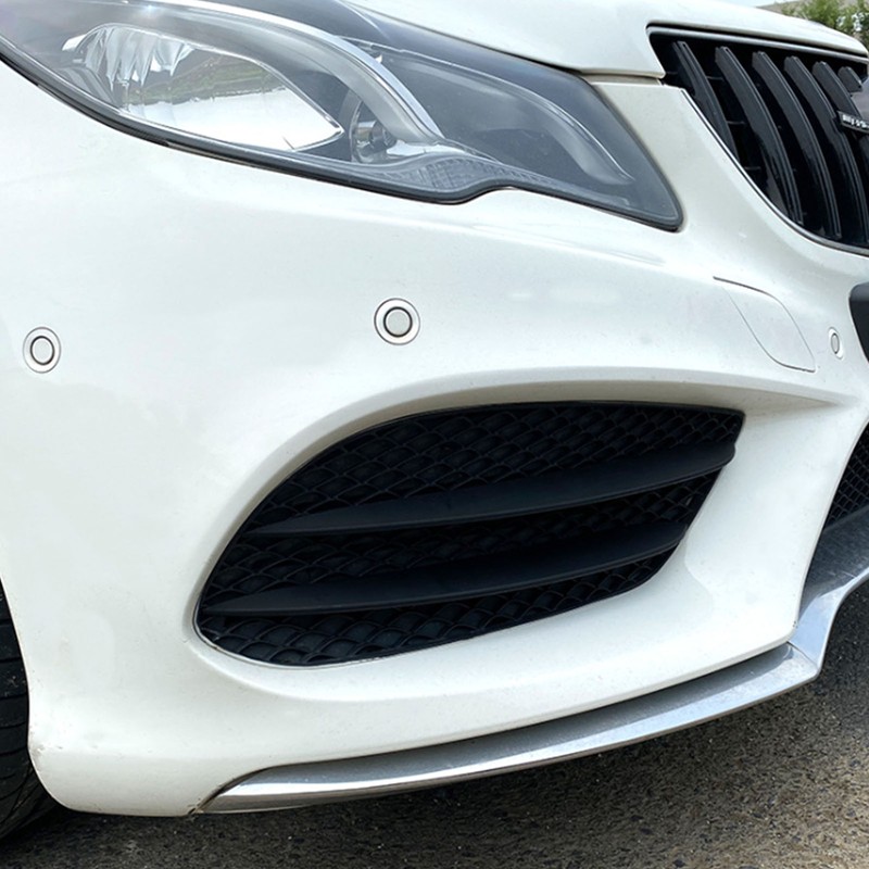 1 Pair Front Bumper Fog Light Grille Black Replacement For