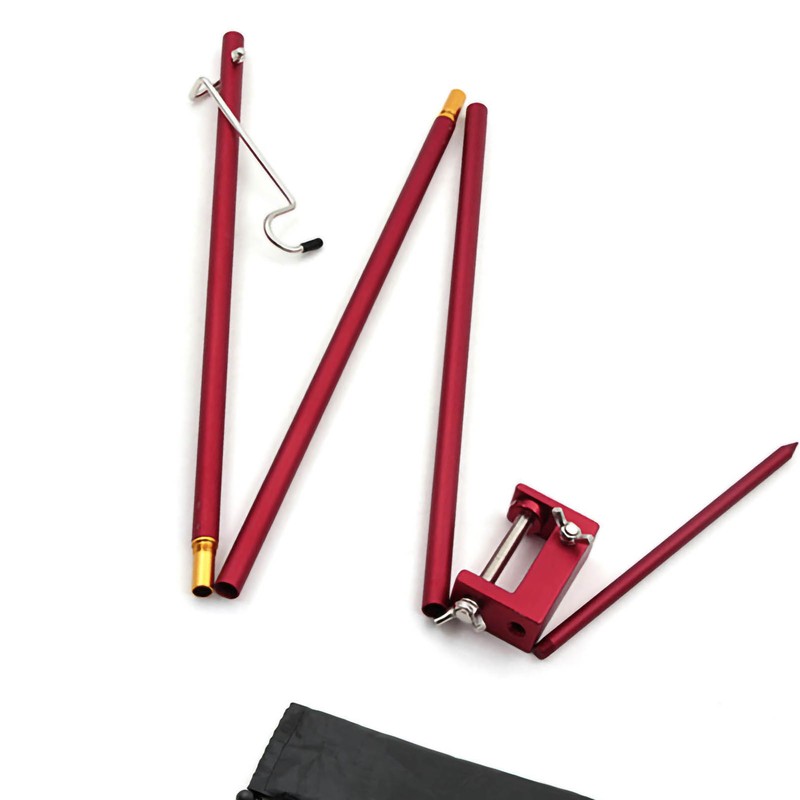 Outdoor Folding Light Pole Aluminum Alloy Camping Lighting Lamp Stand