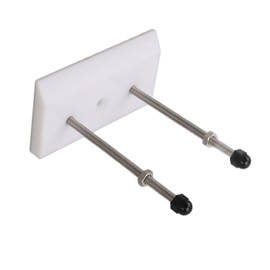 Skateboard Deck Hanger, Safe Stable Skateboard Deck Rack Widely Used for Display (White)