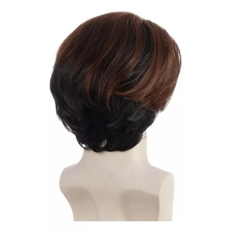 generic Peluca Corta Ondulada Para Hombre Peinado Diario Pelucas Mar