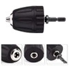 DeWin Chuck Screwdriver, Adapter Drill Bit 3/8-24UNF 0.8-10MM Keyless Drill