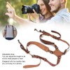 Leather Camera Straps, Double Shoulder Harness Strap, Length Adjustable Dual