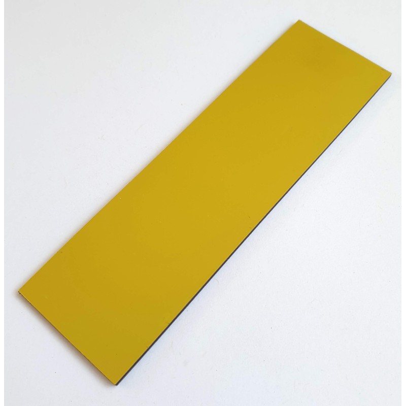 Magnetic Labels 30 x 100 mm, Yellow, Pack of 50