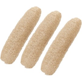 Esponja De Lufa Natural Exfoliante Corporal Exfoliante Corporal Cepillos De Lufa Para Ducha Esponja De Lufa Natural Exfoliante Corporal De Espalda Cepillo Limpiador De Piel De Baño Para Ducha 3 Piezas