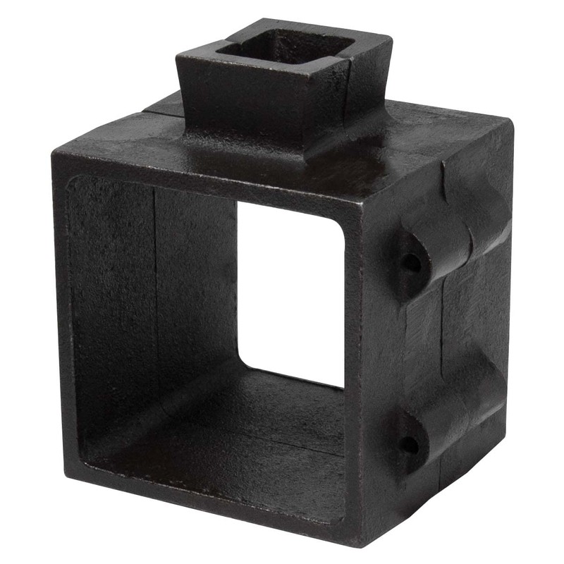 XL Deep Cast Iron 2-Piece Flask Mold Frame for Sand
