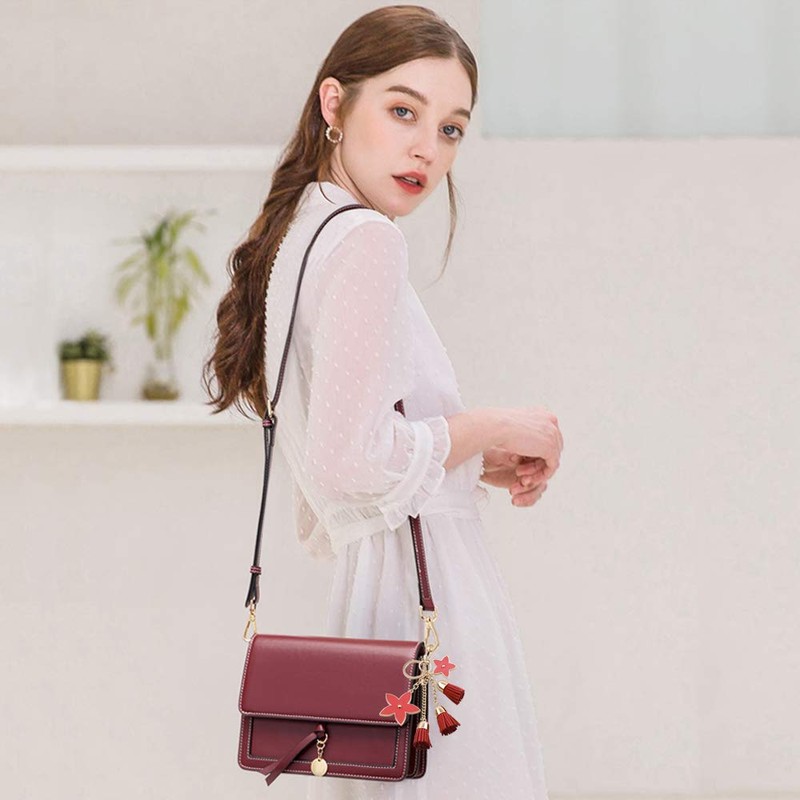 F.ZH Key Holder, Star Pattern, Bag Charm, Bag, Star Accessory,