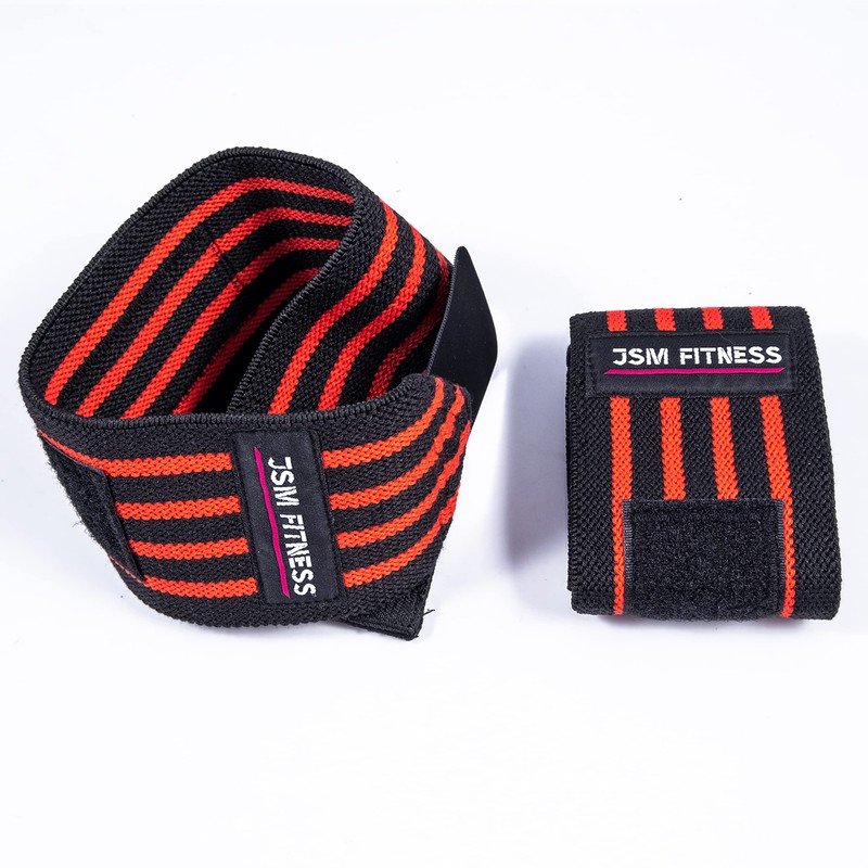 JSM FITNESS® Wrist Wraps for Stabilizing Wrist and Strengthening Grip