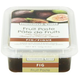 Rutherford and Meyer Fruit Paste, Fig, 4.2-Ounce Containers (Pack of 4)