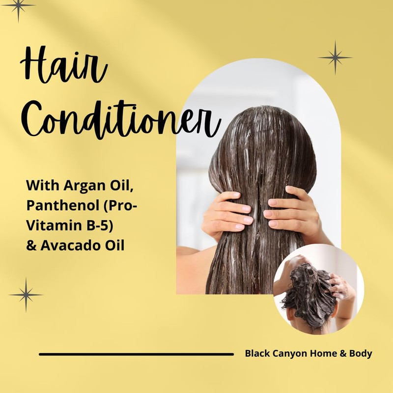 Black Canyon Caramel Popcorn Scented Argan Oil Hair Conditioner, 16