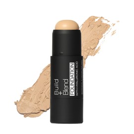 Palladio BUILD & BLEND Barra de Base, Barra de Contorno Edificable de Cobertura Media para Rostro, Fórmula Cremosa Ultra Mezclable para un Acabado Natural Sin Brillo, Beige Natural