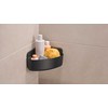 tesa Lavaa Corner Shower Basket M, Matt Black - Shower